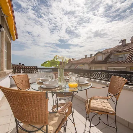 Desconectaengalicia Atico Vidal Rocha, Terraza Y Vistas סנשנשו