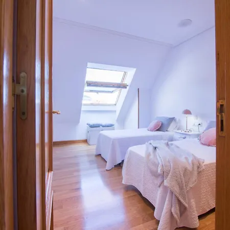 Desconectaengalicia Atico Vidal Rocha, Terraza Y Vistas דירה סנשנשו