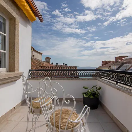 Desconectaengalicia Atico Vidal Rocha, Terraza Y Vistas דירה